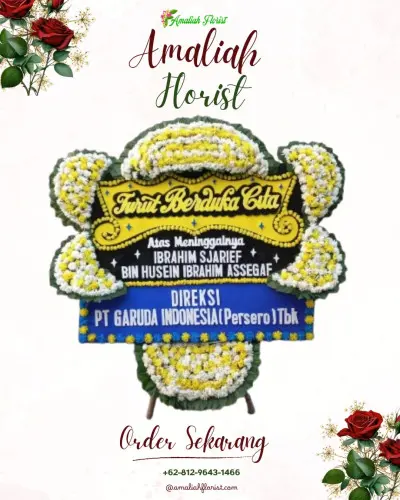 Papan Bunga Duka di Girisuko